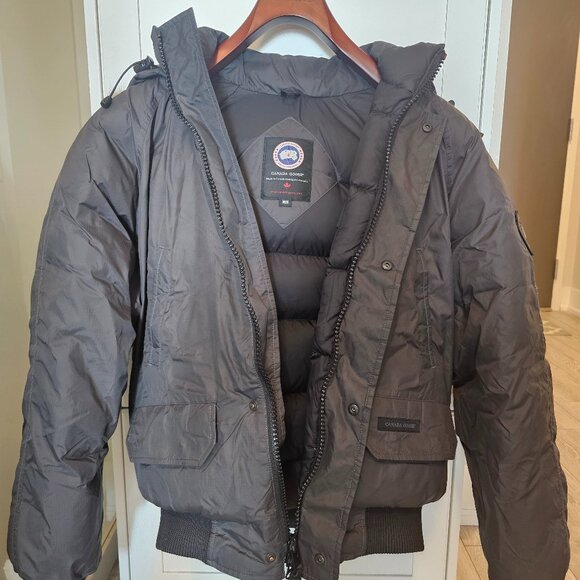 Canada Goose Black Label Yukon Bomber Winter Jacket - Picture 1 of 9